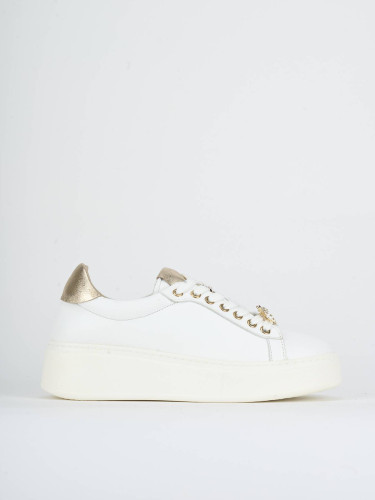 Sneakers pelle bianco