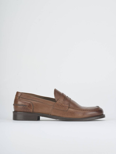 Mocasines marrón cuero