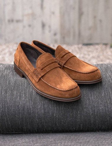 Mocasines marrón ante