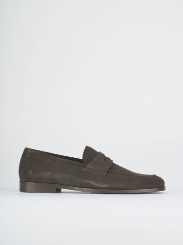 Mocasines marrón oscuro ante