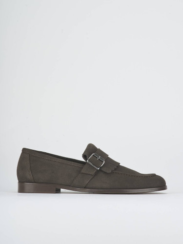 Mocasines marrón oscuro ante