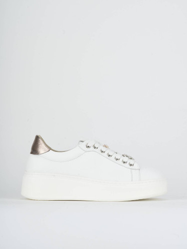 Zapatillas deportivas blanco cuero