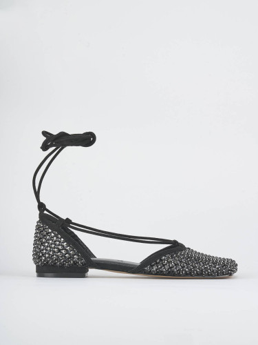 Ballerine camoscio nero