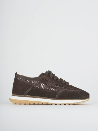 Zapatillas deportivas marrón oscuro ante