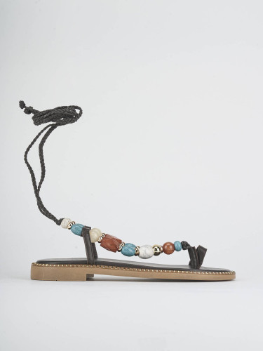 Sandali tacco 1cm pelle testa
