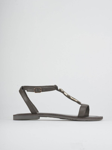 Sandali tacco 1cm pelle testa