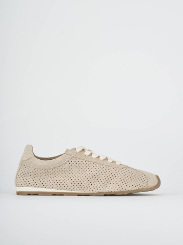 Sneakers beige suede