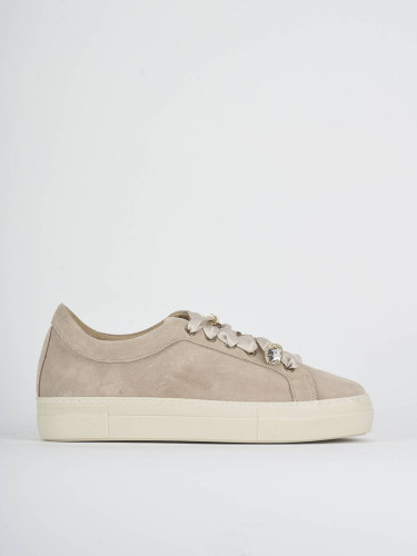 Sneakers camoscio beige