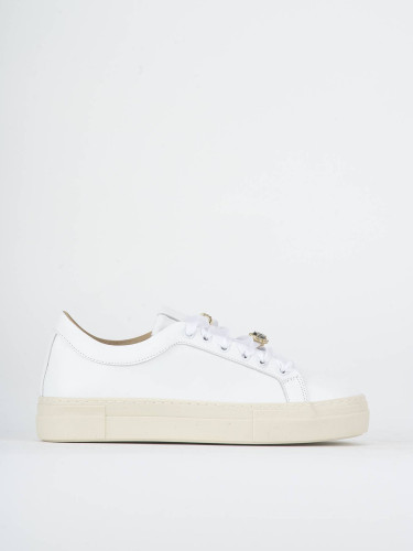 Zapatillas deportivas blanco cuero
