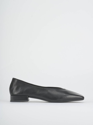Ballerine tacco 2cm pelle nero