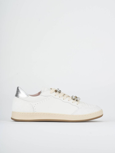 Sneakers pelle bianco
