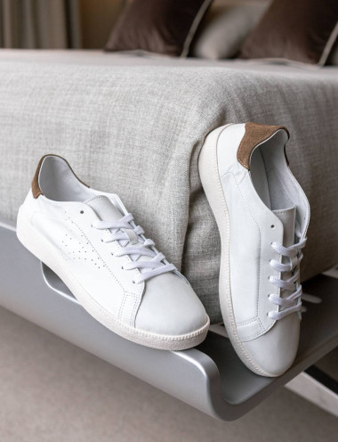 Sneakers white leather
