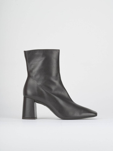 Stivaletti tacco 7cm pelle testa