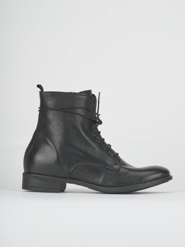 Anfibi tacco 2cm pelle nero