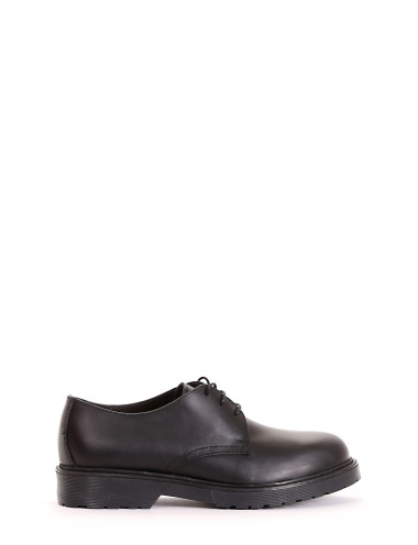 Atar tacón 2 cm negro cuero