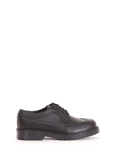 Atar tacón 2 cm negro cuero