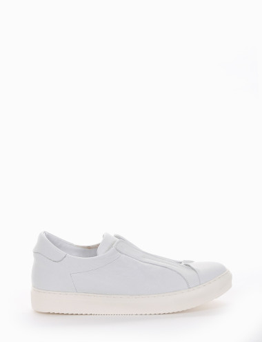 Zapatillas deportivas blanco cuero