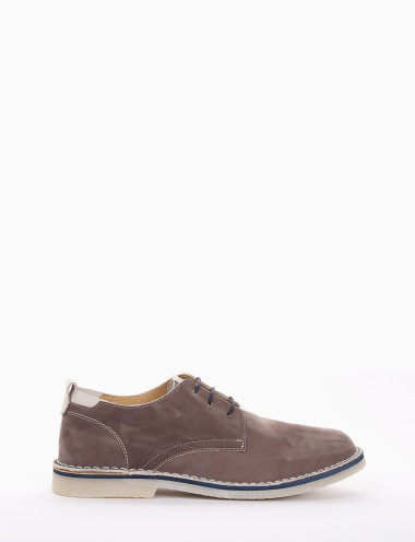Lace-up shoes heel 1 cm dark brown