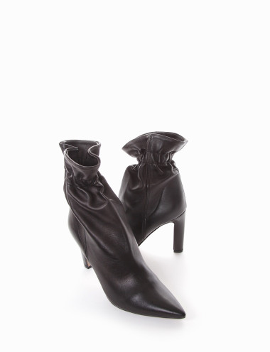 stivaletto tacco 10 cm nero