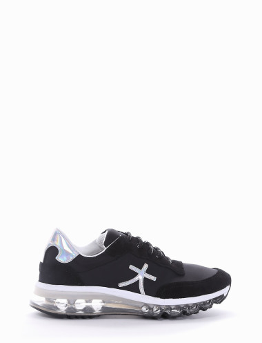 Zapatillas deportivas negro cuero