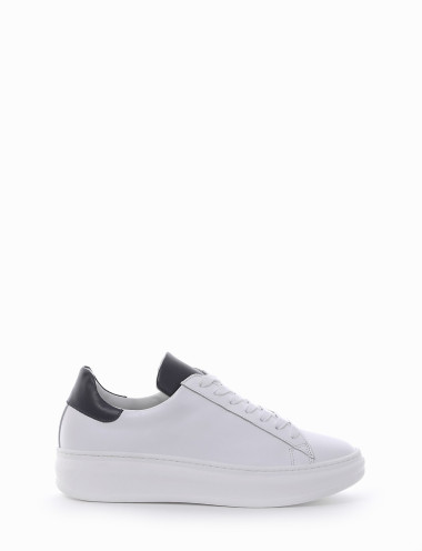 Zapatillas deportivas blanco cuero