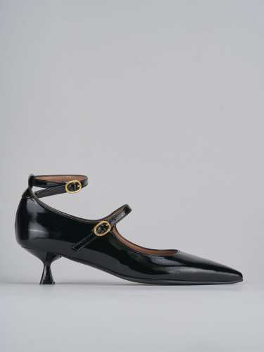 Décolleté tacco 5cm vernice nero
