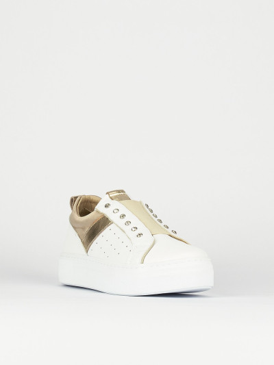 Sneakers pelle bianco