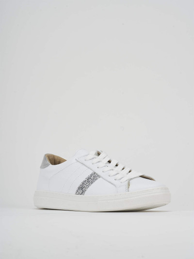 Sneakers pelle bianco