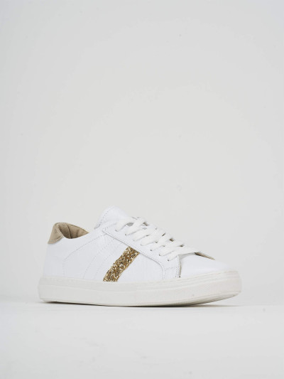 Sneakers pelle bianco