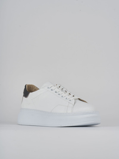 Sneakers pelle bianco