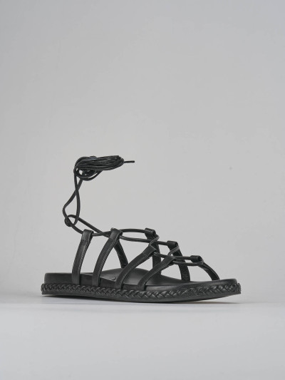 Sandali pelle nero