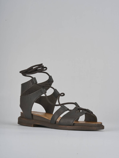 Sandali tacco 1cm pelle testa
