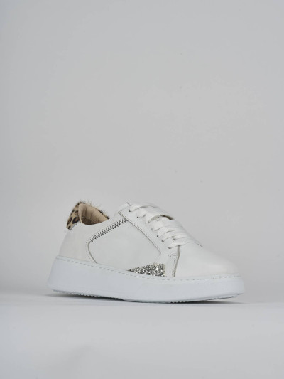 Sneakers pelle bianco