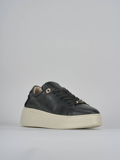 Sneakers pelle nero
