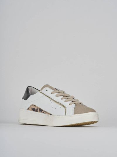 Sneakers pelle bianco