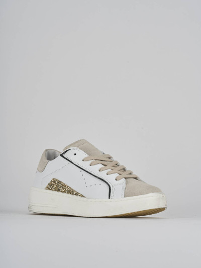 Sneakers pelle bianco