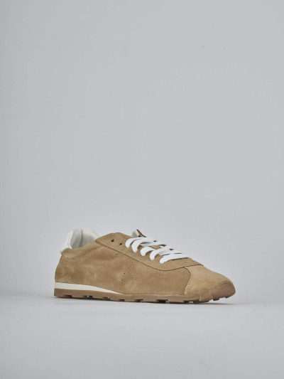 Sneakers camoscio marrone