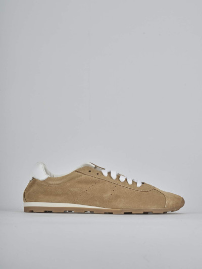 Sneakers camoscio marrone