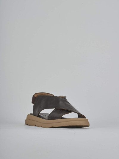Sandali tacco 3cm pelle testa