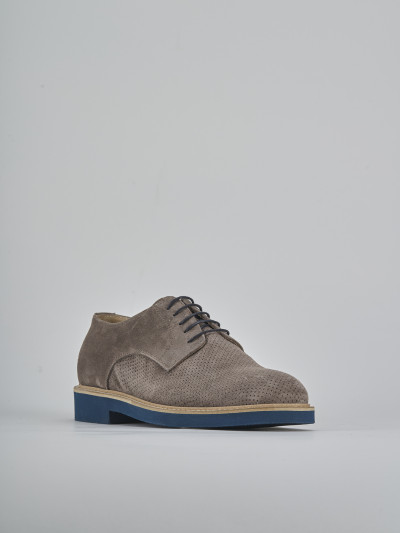 Stringate camoscio beige