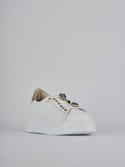 Sneakers pelle bianco