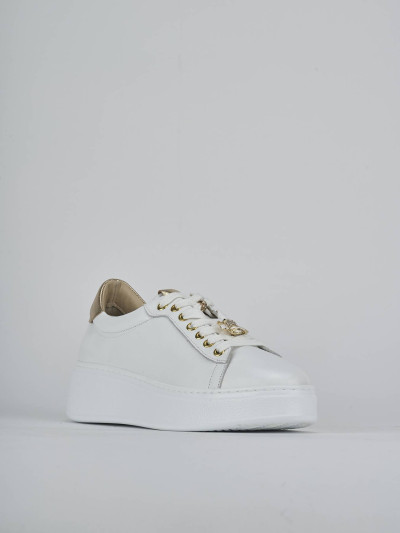 Sneakers pelle bianco