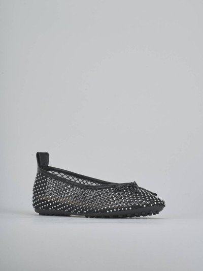 Ballerine tacco 1cm pelle nero