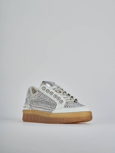 Sneakers pelle bianco