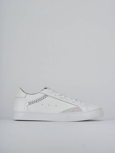 Sneakers pelle bianco