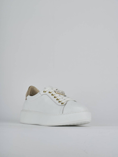 Sneakers pelle bianco