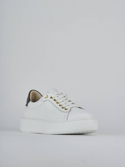 Sneakers pelle bianco