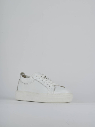 Sneakers pelle bianco