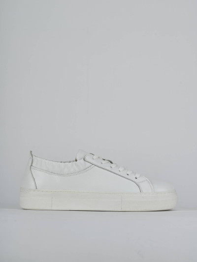 Sneakers pelle bianco