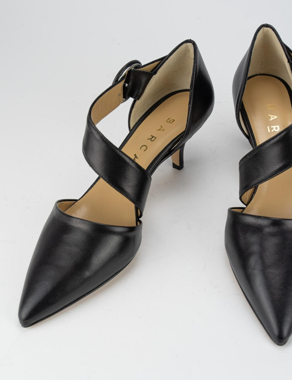Decolte tacco 5 cm nero